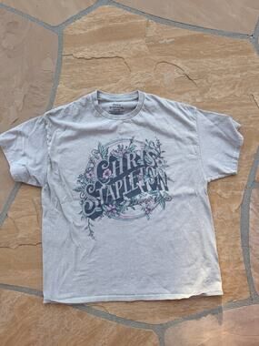 T-shirt Chris Stapleton Unisex Washed Light Brown XL RN# 153105